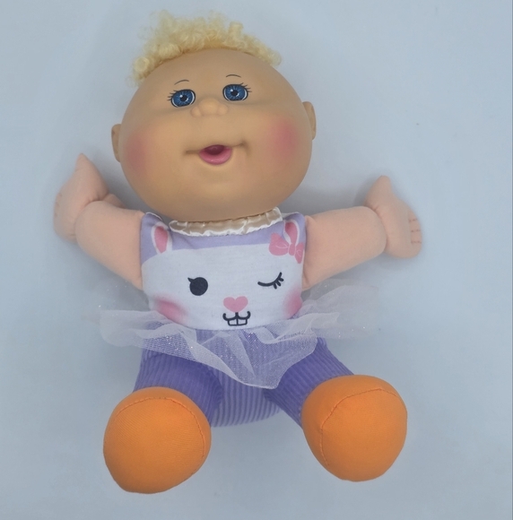 Cabbage Patch Kids Cuties Purple Bunny Tutu Plush Doll - Picture 2 of 7